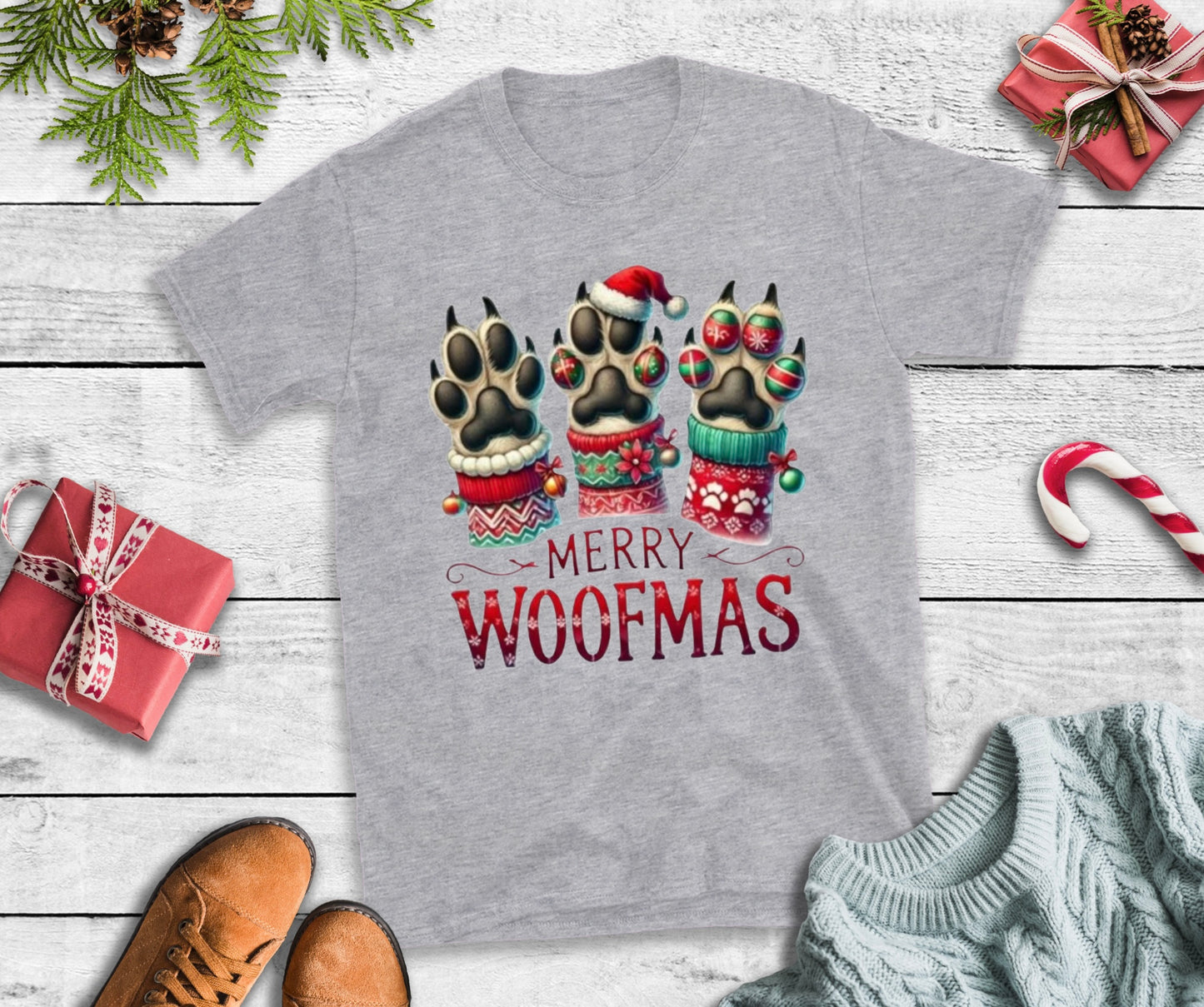 Merry Woofmas fundraiser shirt