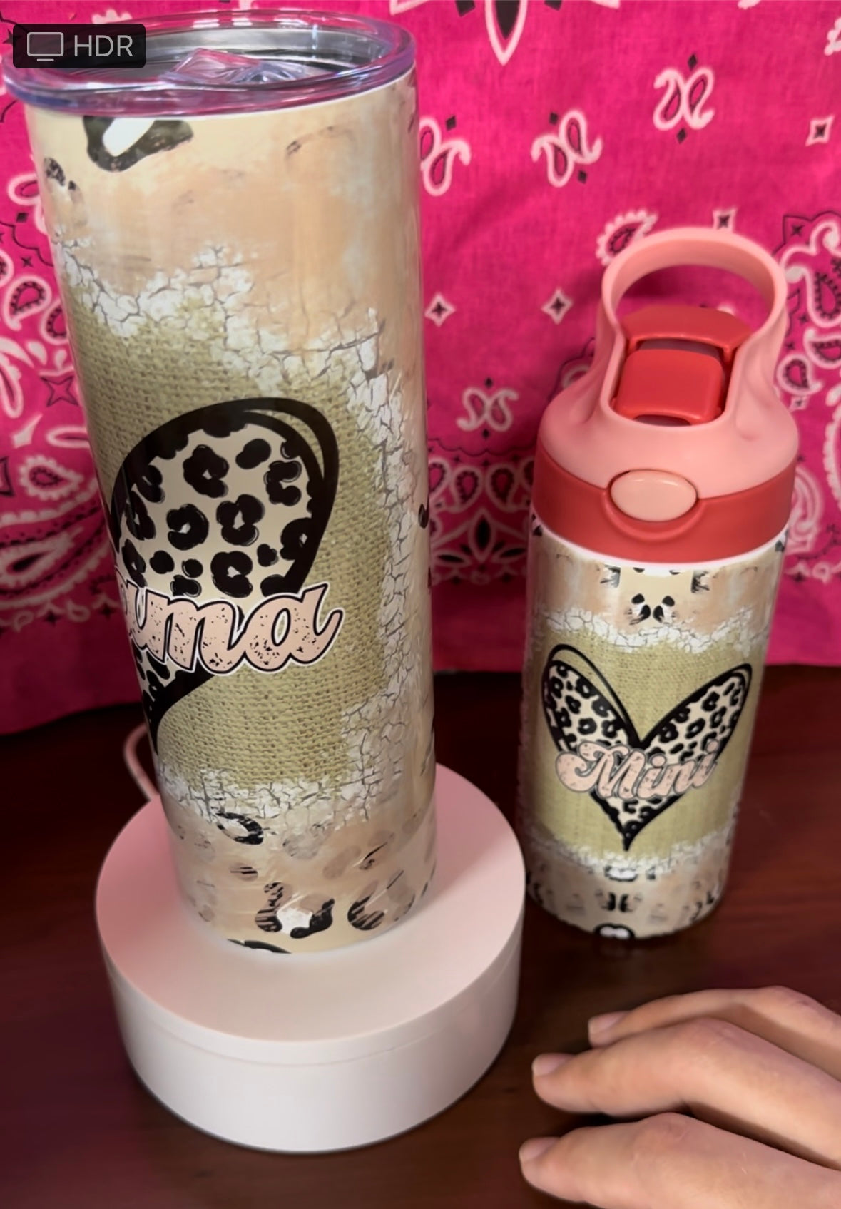 Mama and mini tumbler set